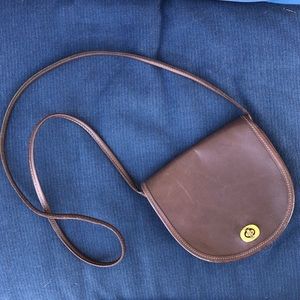 Vintage Leather Crossbody Bag